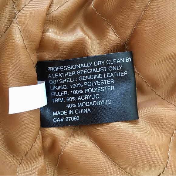 Collection B - Vintage real leather coat - Medium - Picture 7 of 8